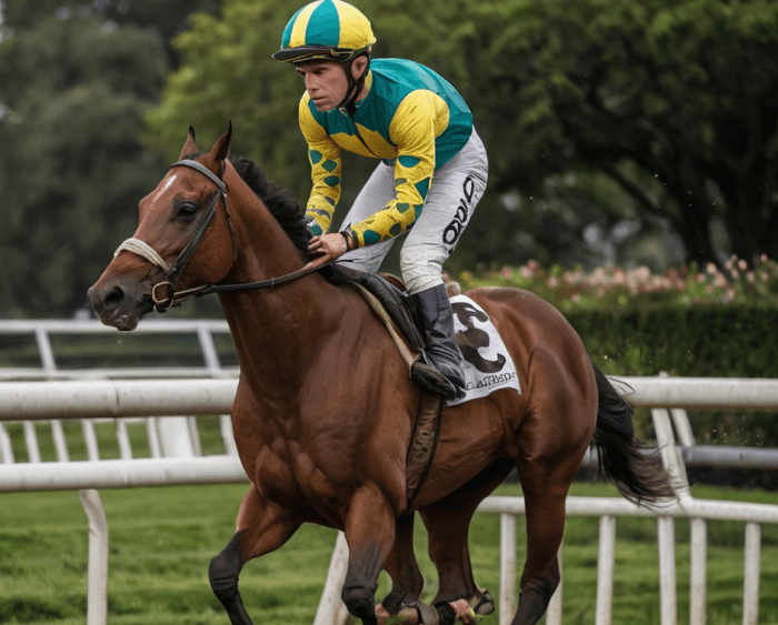 Vainqueur du tournoi hippique — Sergueï Smirnova